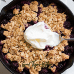 Cast Iron Blackberry Crisp