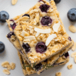 No-Bake Lemon Blueberry Bran Bars (Vegan)