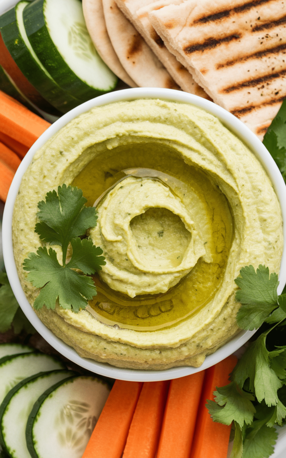 Cilantro Jalapeño Hummus