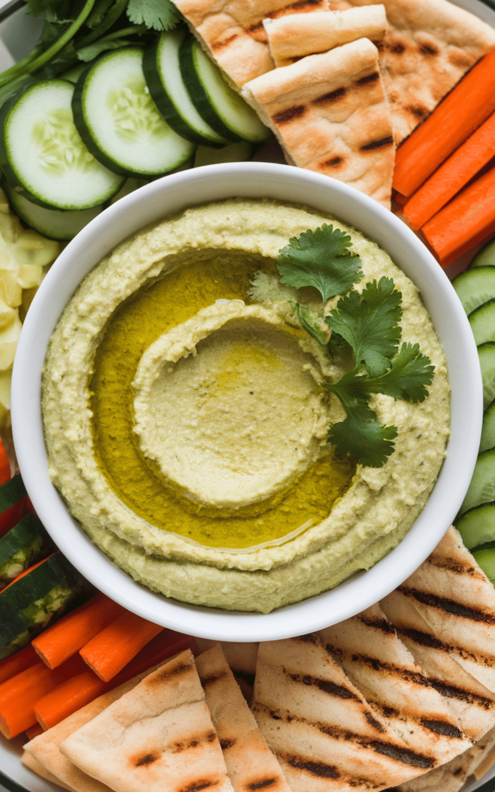 Cilantro Jalapeño Hummus