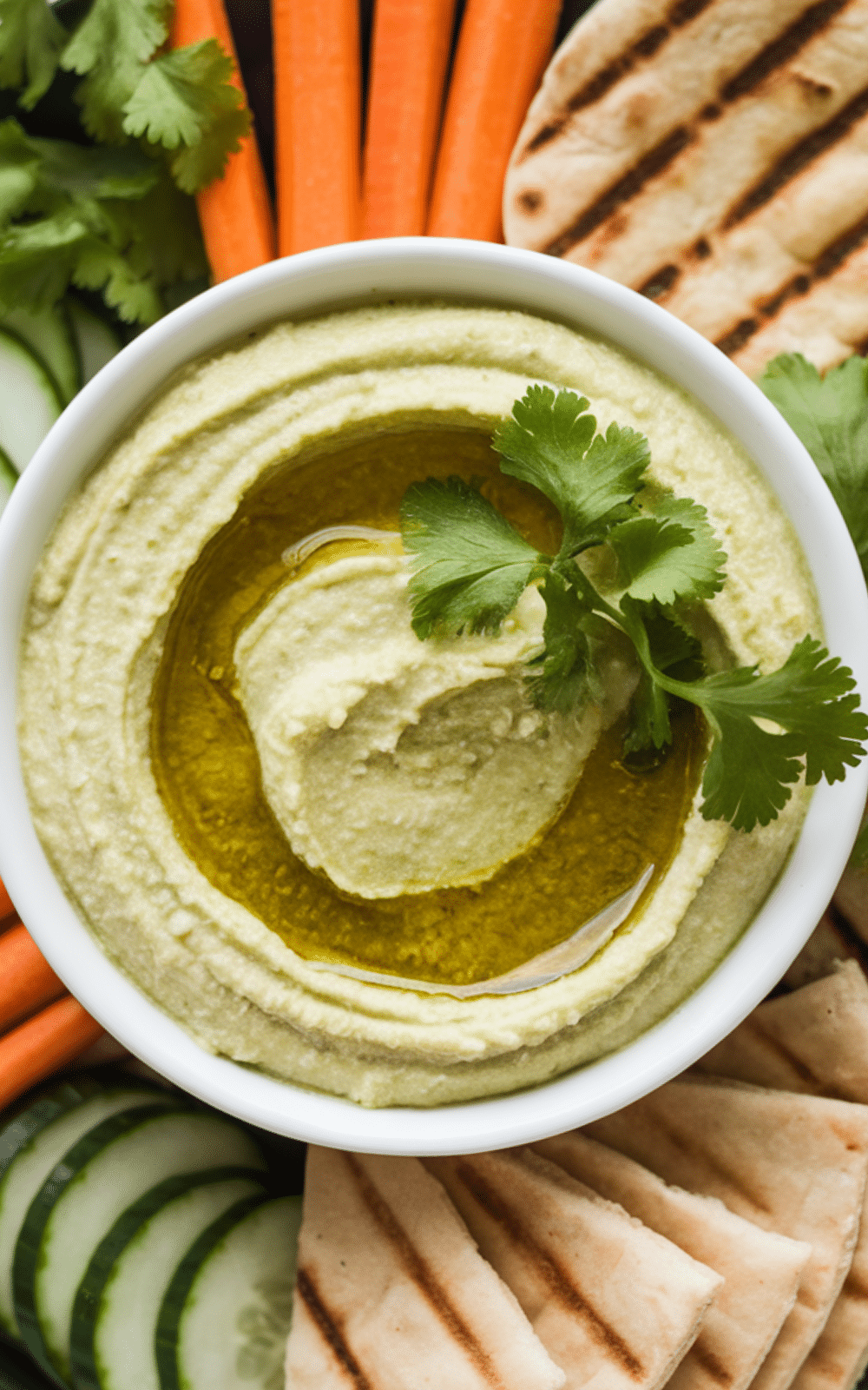 Cilantro Jalapeño Hummus