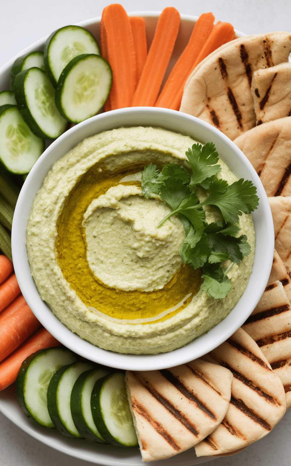 Cilantro Jalapeño Hummus