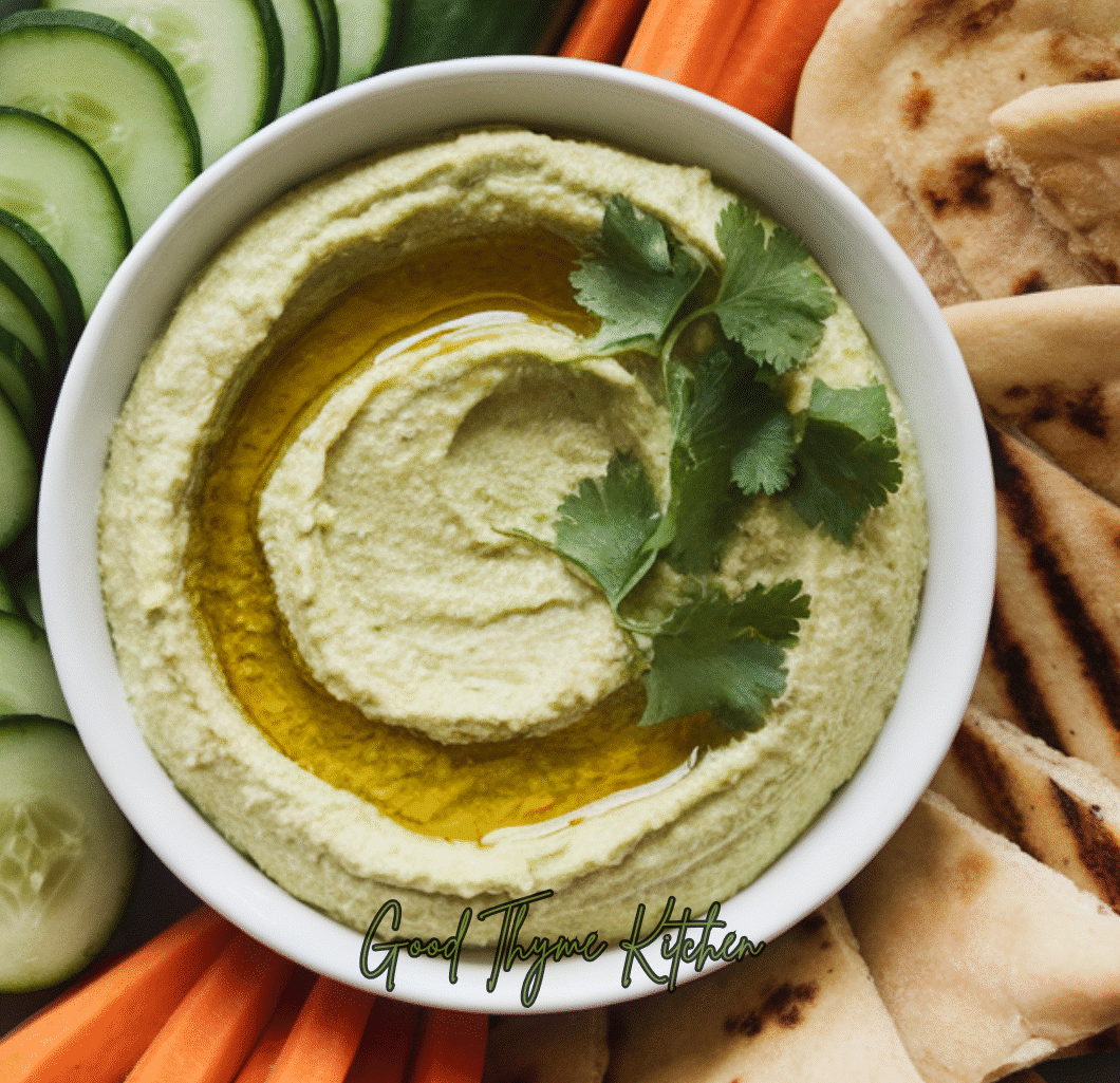 Cilantro Jalapeño Hummus