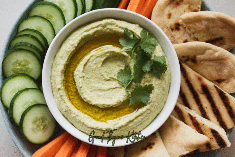 Cilantro Jalapeño Hummus