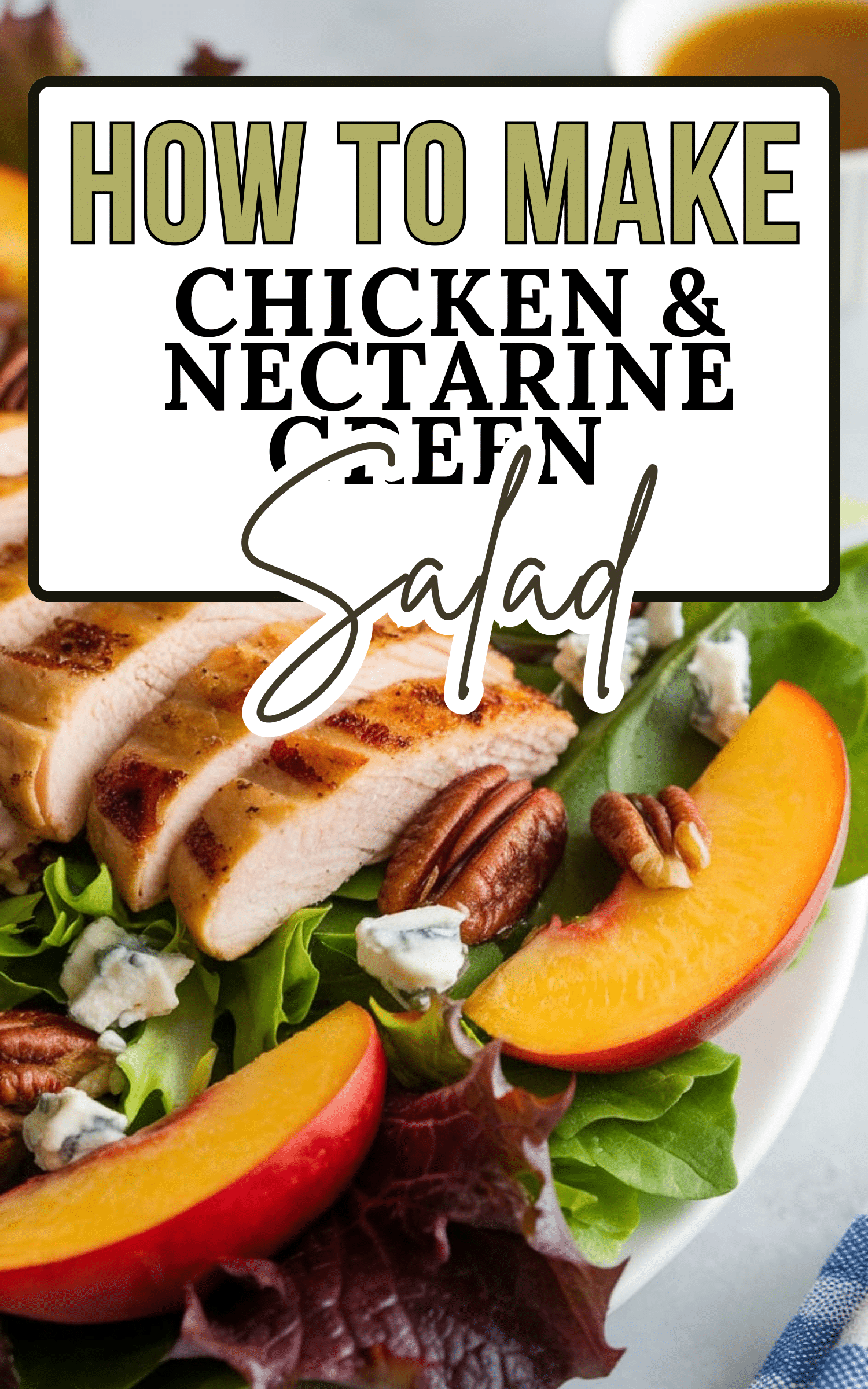 Nectarine Green Salad
