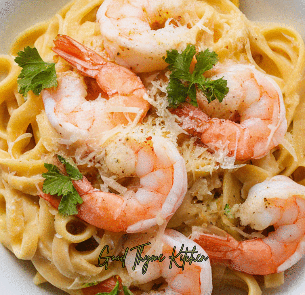 Garlic Lemon Shrimp Pasta