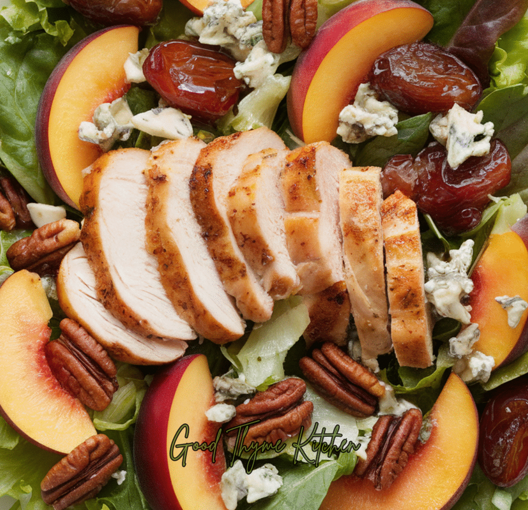 Chicken & Nectarine Green Salad