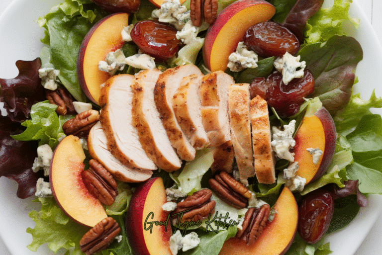 Nectarine Green Salad
